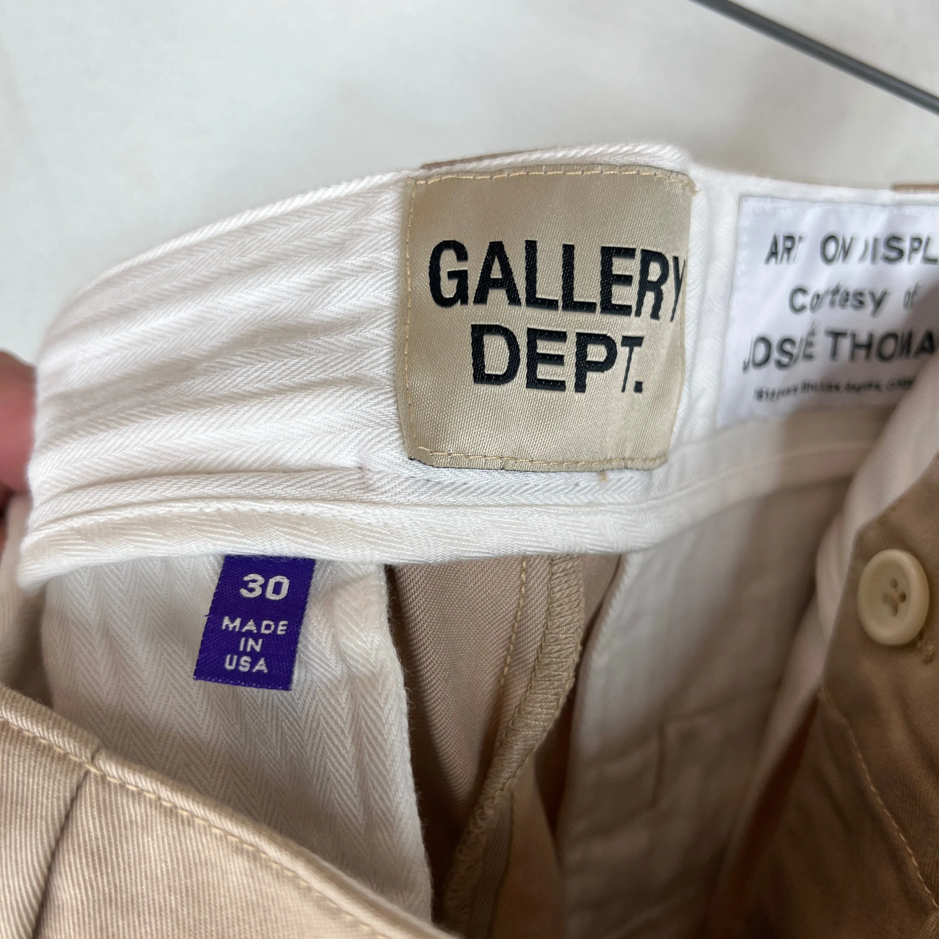 Gallery Dept Flared Chino Trousers