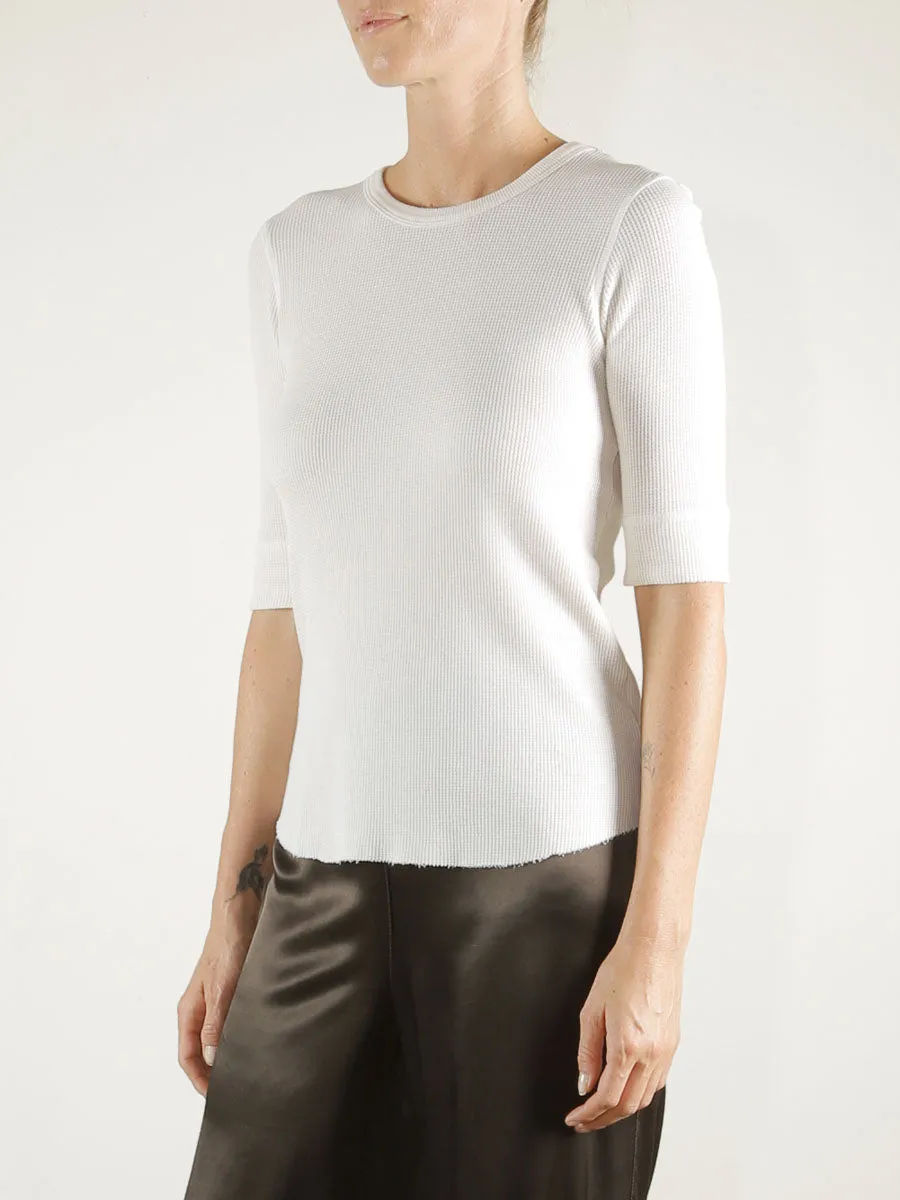 Giada Slim Crew in Thermal - Stone