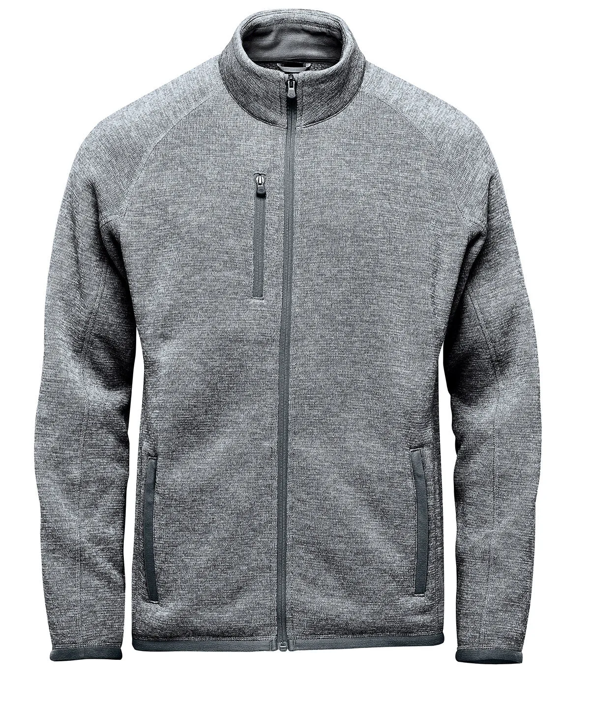 Granite Heather - Avalante full-zip fleece jacket