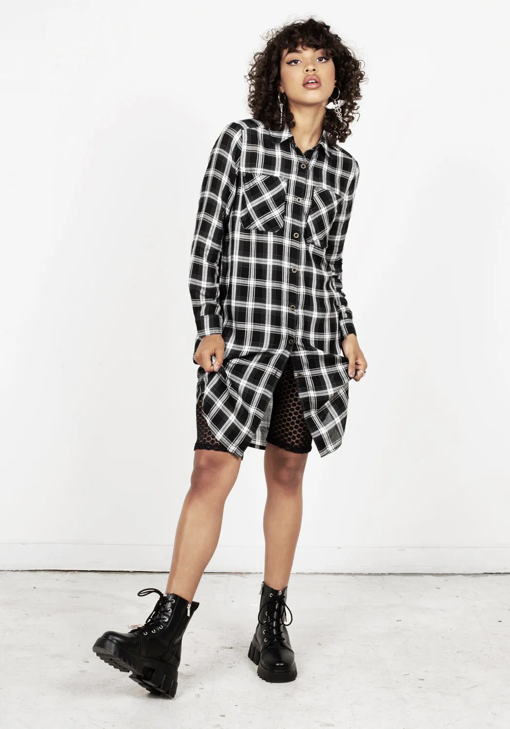 GRETA SHIRT DRESS