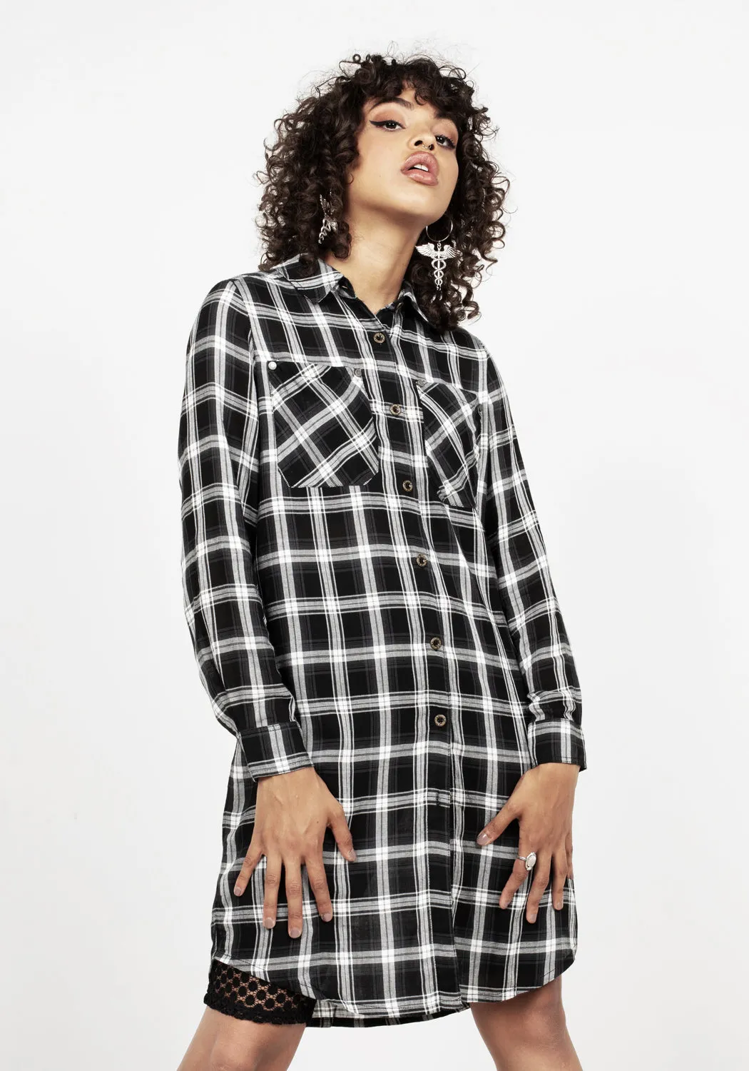 GRETA SHIRT DRESS