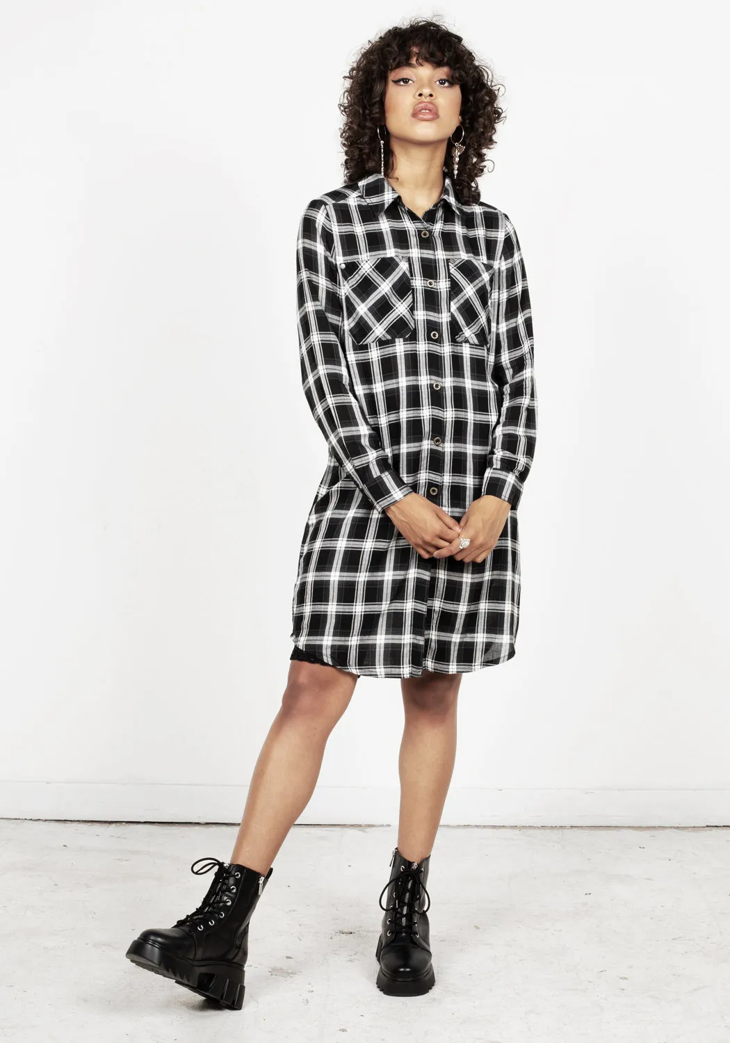 GRETA SHIRT DRESS