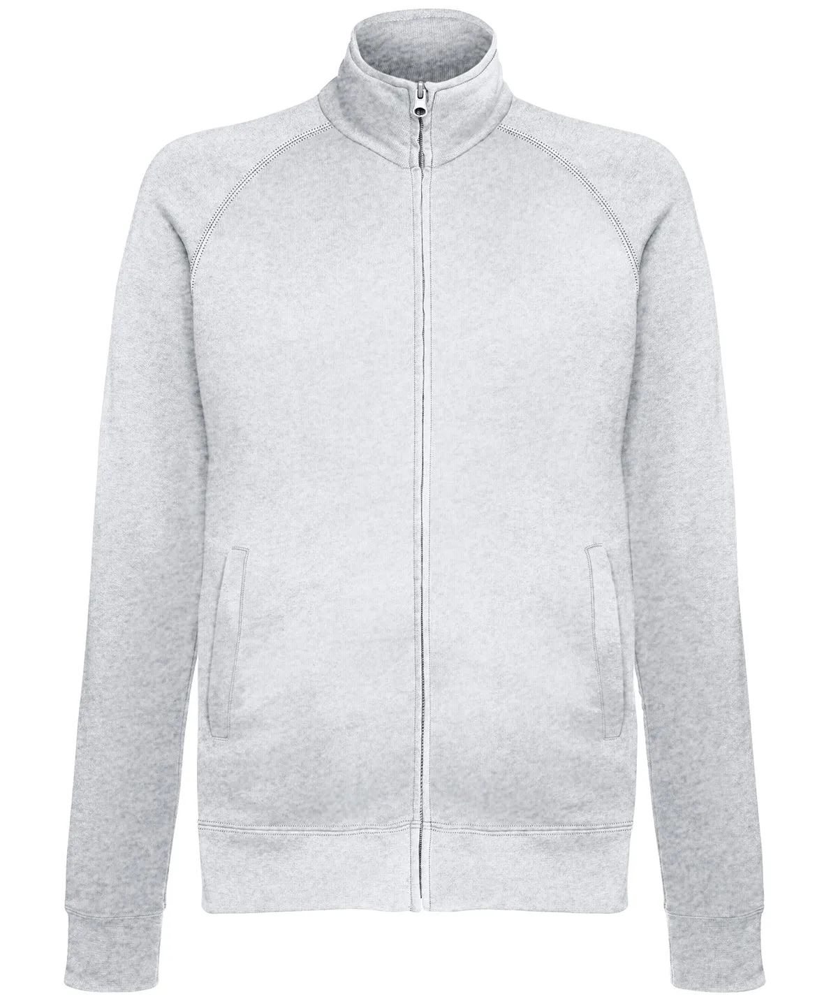 Heather Grey - Lightweight sweatshirt jacket