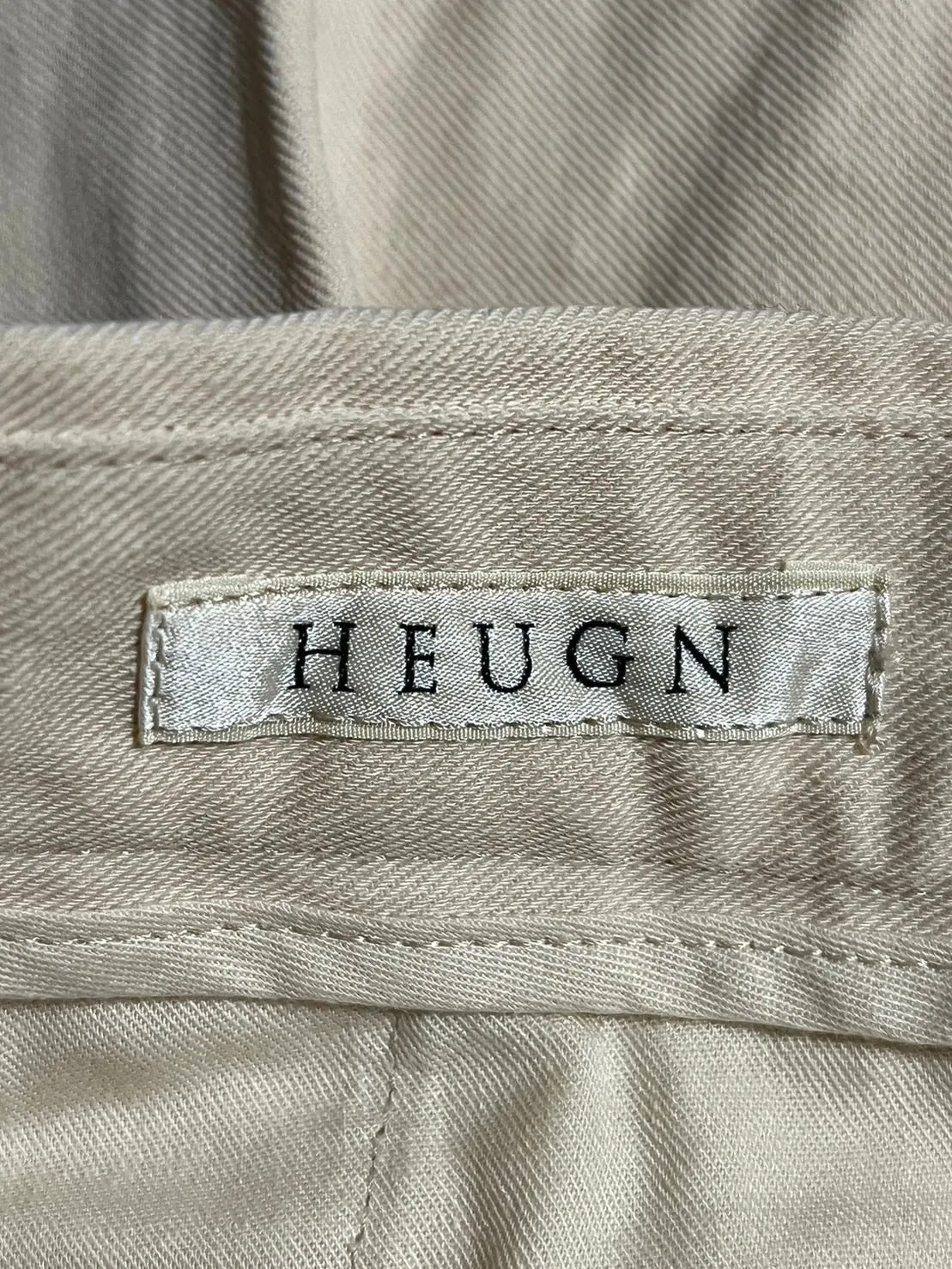 HEUGN ユーゲン George 2 PLEATED CHINO TROUSER TROUSER006 2タックテーパードチノパンツ