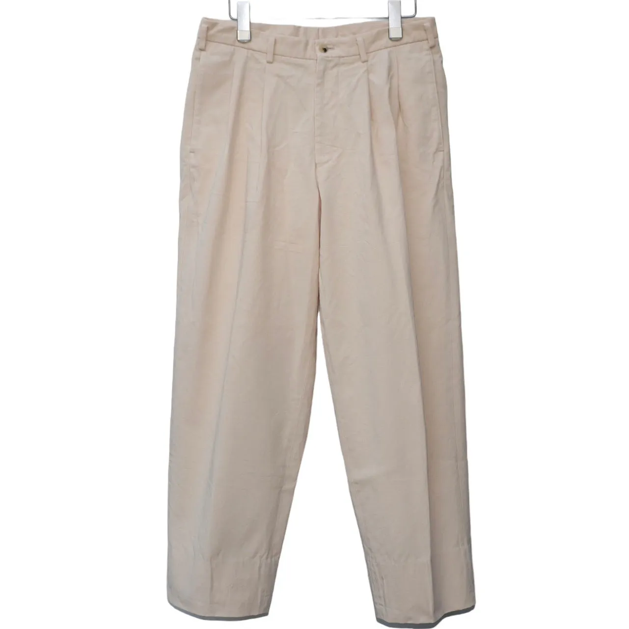 HEUGN ユーゲン George 2 PLEATED CHINO TROUSER TROUSER006 2タックテーパードチノパンツ