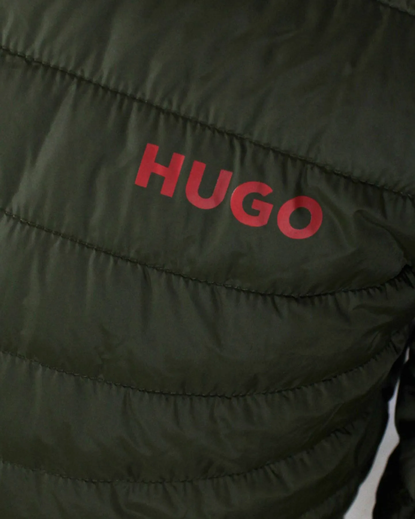 Hugo Boss Padded Jacket Dark Green - Water Repellent EU 52 - L BLACK FRIDAY SALE