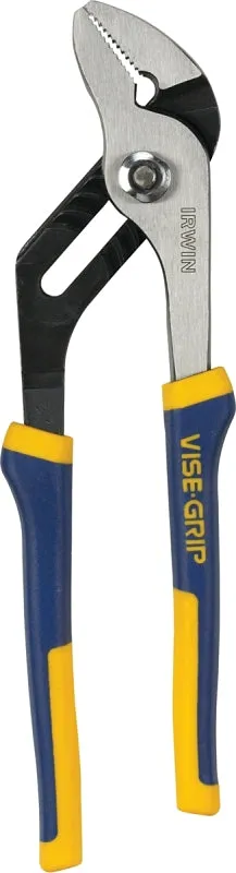 Irwin 4935321 Groove Joint Plier, 10 in OAL, 2-1/4 in Jaw Opening, Blue/Yellow Handle, Cushion-Grip Handle :CD 1: QUANTITY: 1