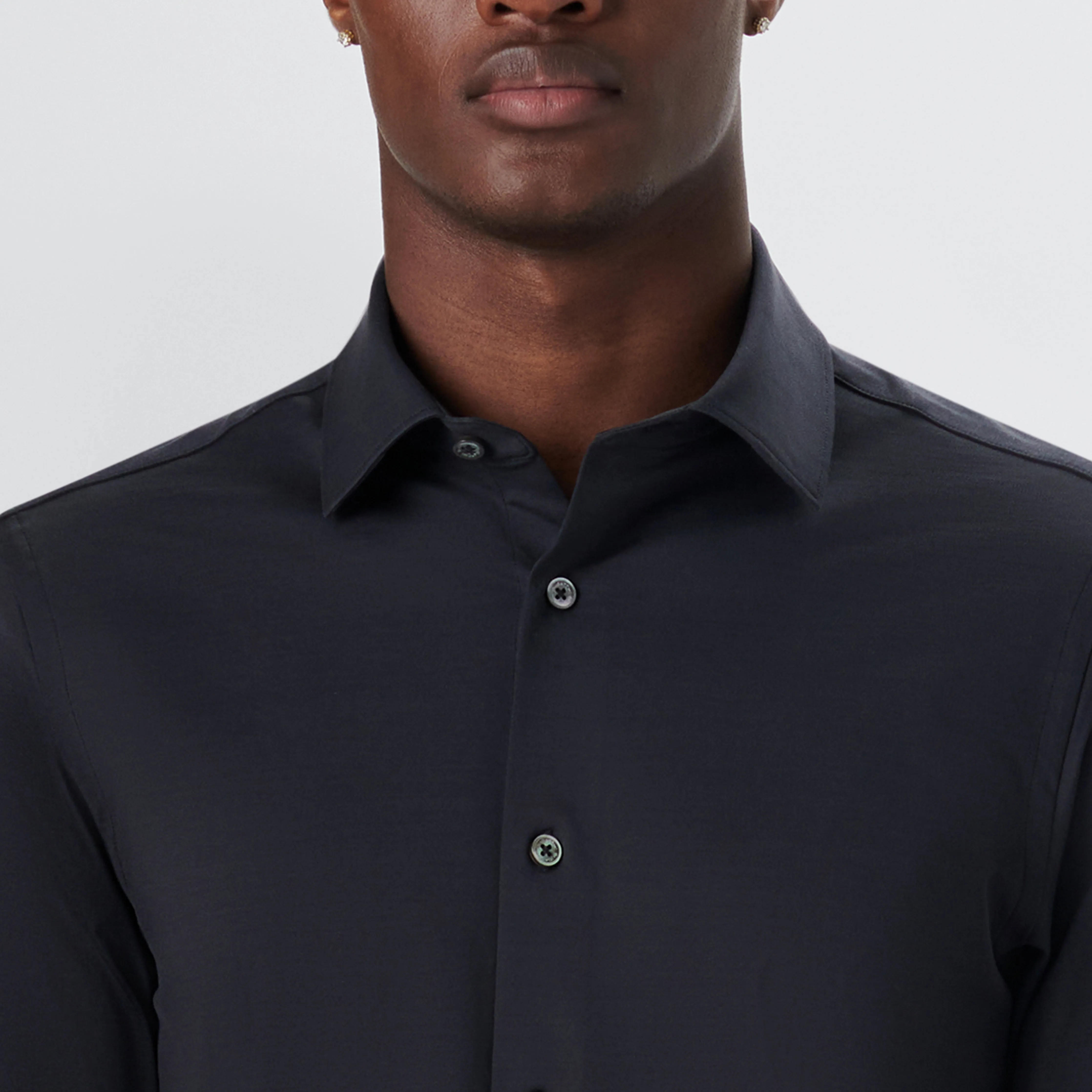 JAMES Solid OoohCotton Twill Shirt