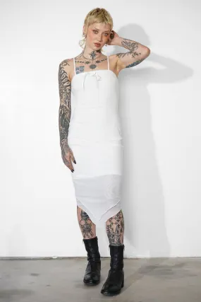 Keeley Mesh Slip Dress - Ivory [Last medium]