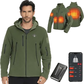 KEMIMOTO Electric Hooded Sweatshirt with 12V 20000mAh Battery Pack