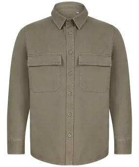 Khaki - Drill overshirt