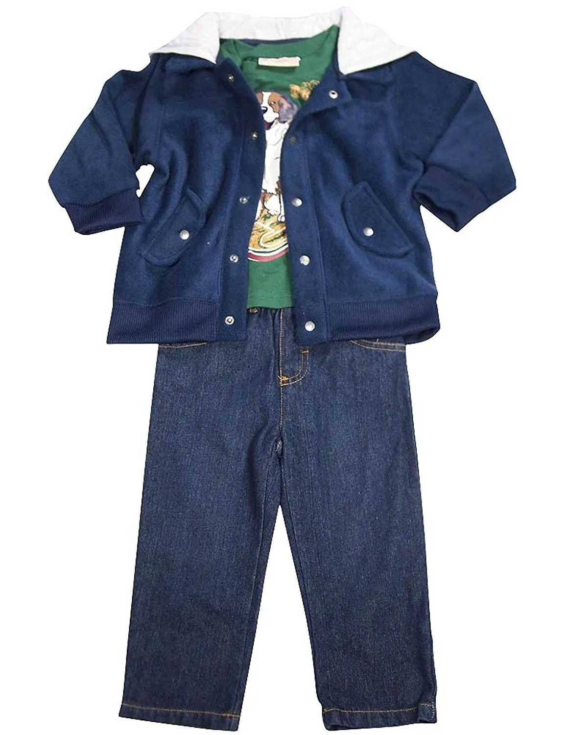 Kids Headquarters - Little Boys 3 Pc Pant Set