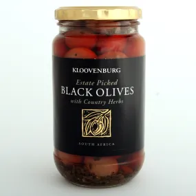 Kloovenburg Black Olives with Country Herbs 425g