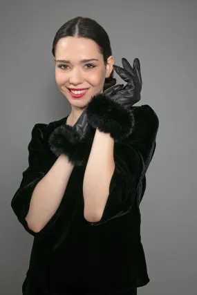 LANEY FAUX FUR CUFF GLOVE