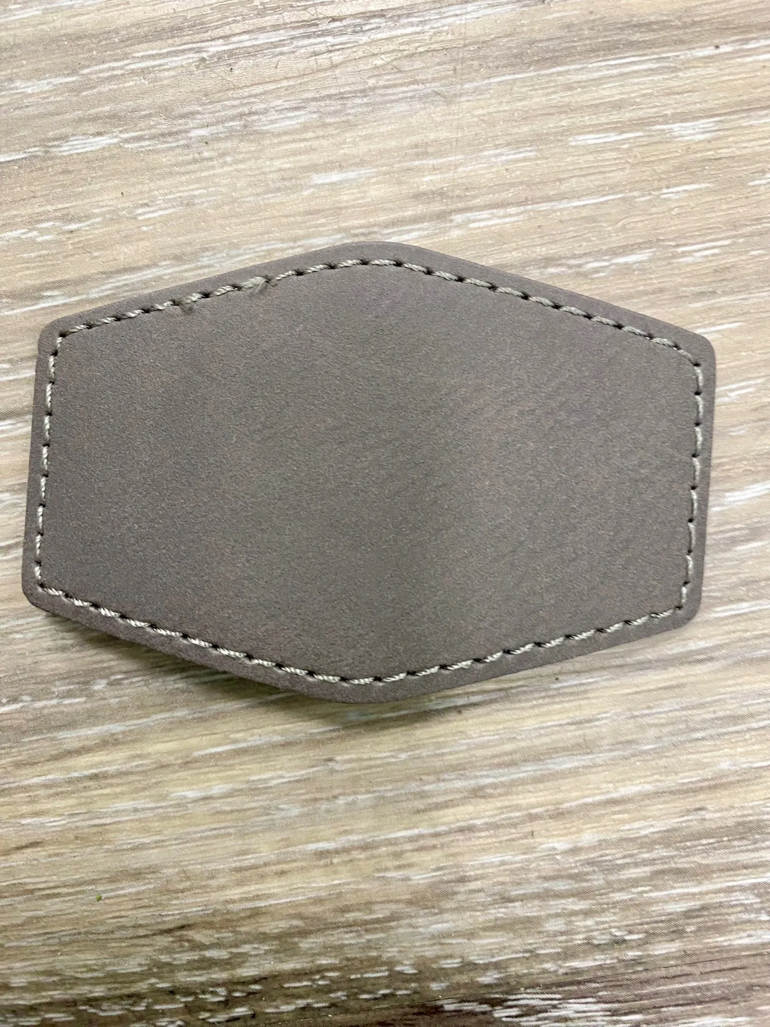 Laserable Leatherette Patches - Iron on 3"x2"