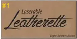 Laserable Leatherette Patches - Iron on 3"x2"