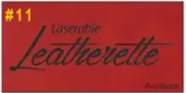 Laserable Leatherette Patches - Iron on 3"x2"