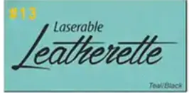 Laserable Leatherette Patches - Iron on 3"x2"