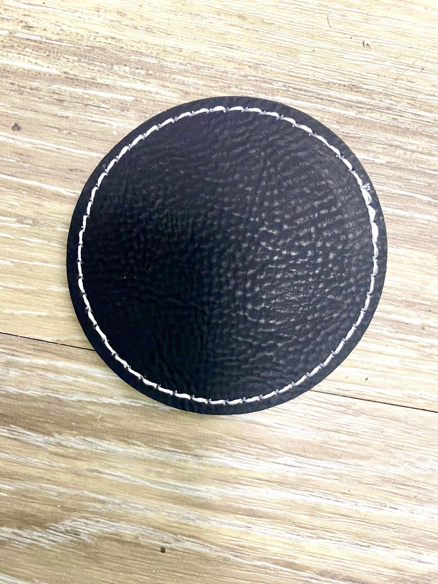 Laserable Leatherette Patches - Iron on 3"x2"