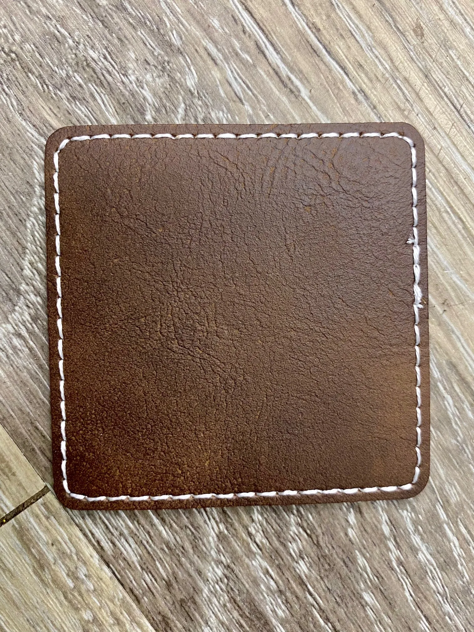 Laserable Leatherette Patches - Iron on 3"x2"