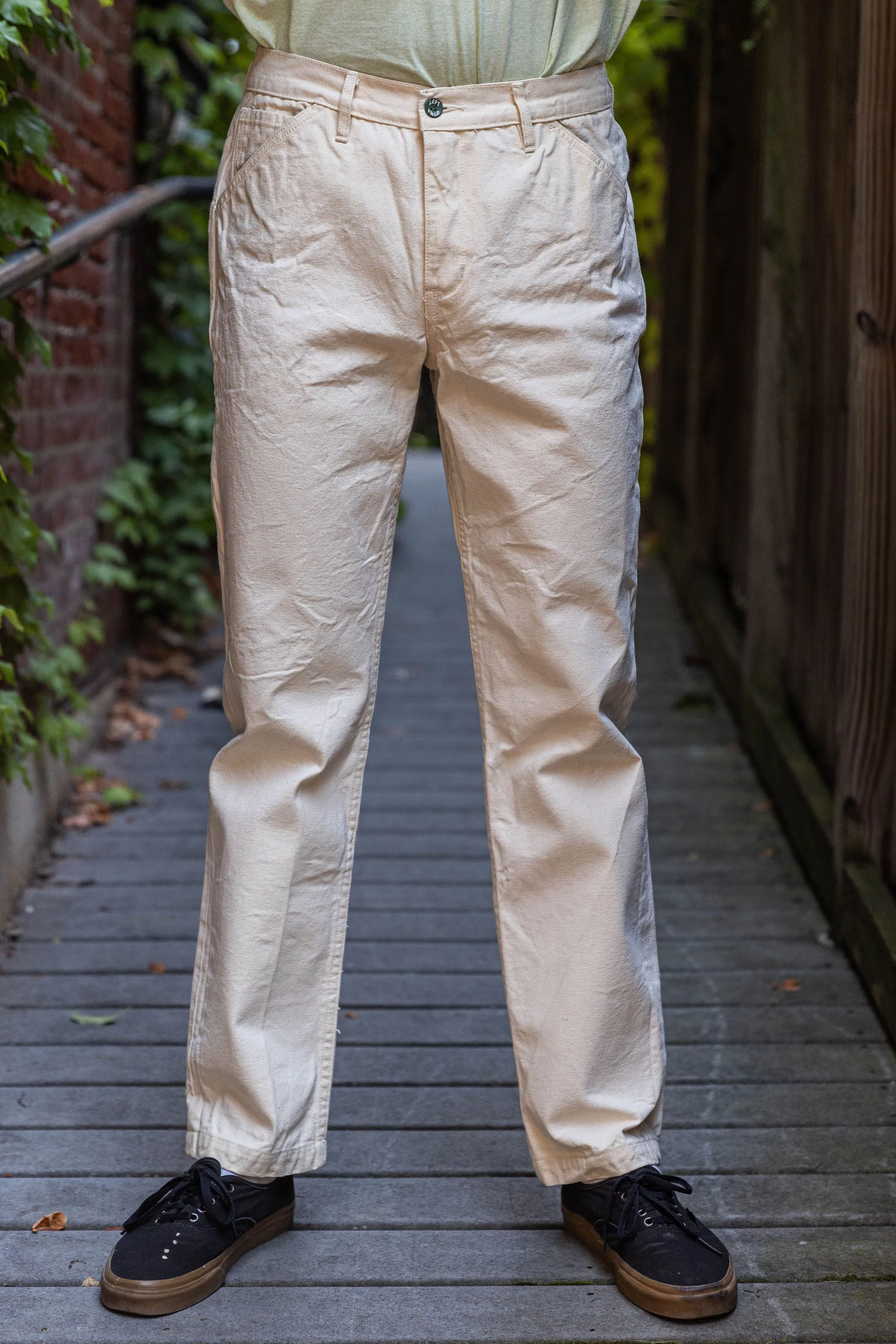 Left Field NYC Work Uniform Chino - Natural Duck