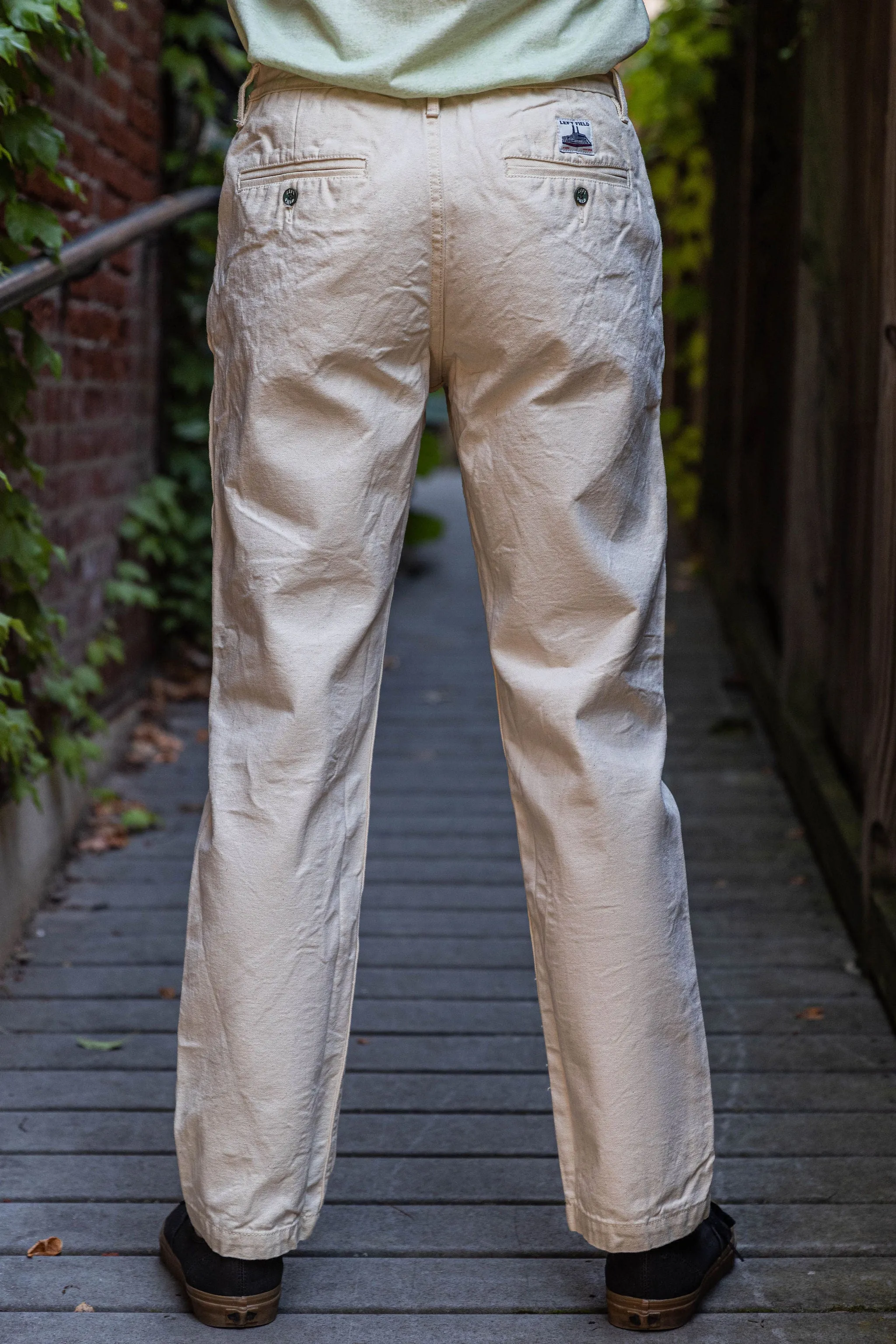 Left Field NYC Work Uniform Chino - Natural Duck