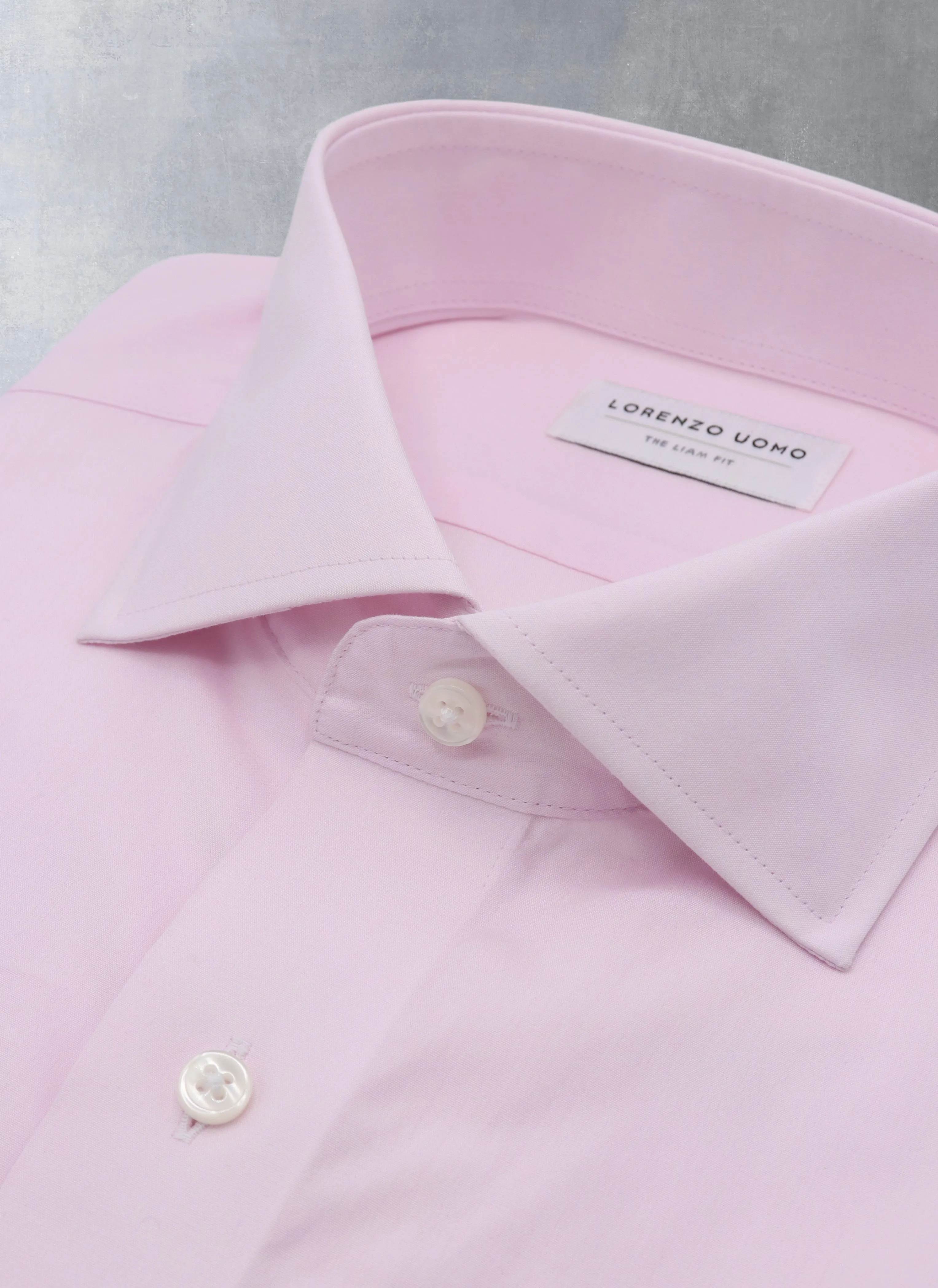 Liam in Pink Poplin Shirt