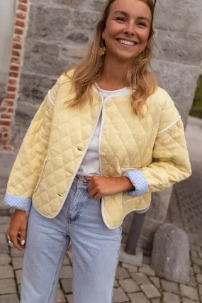 Light Yellow Milaya Jacket