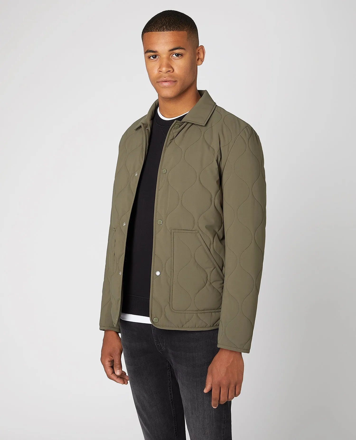 Lightweight Quilted Overshirt