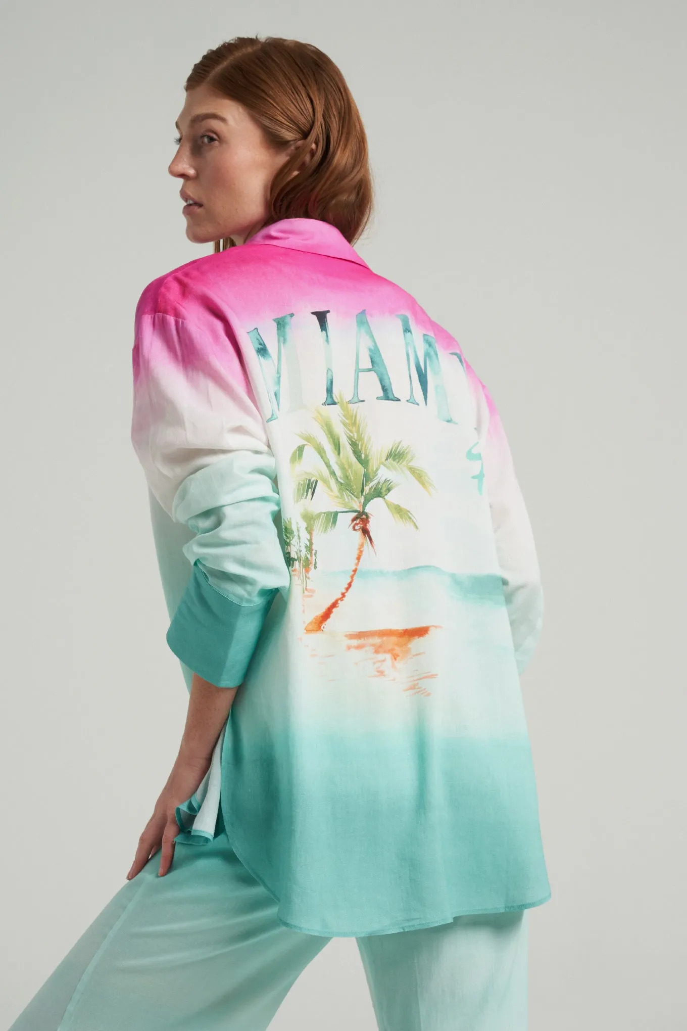 Long Sleeve Shirt Miami Oasis