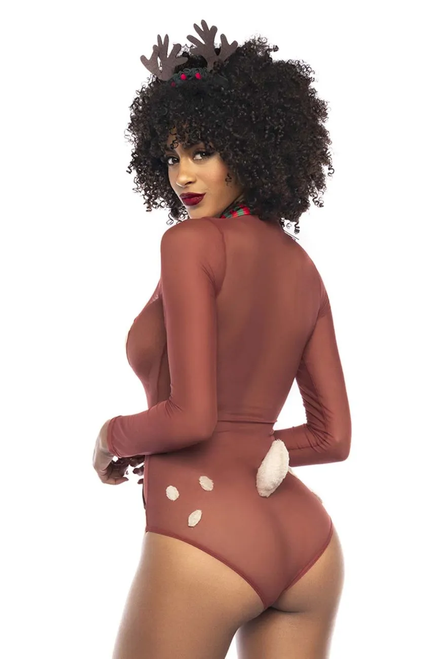 Mapale 60012 Costume SeX Curvy Sizey Babe Reindeer Color Only Color