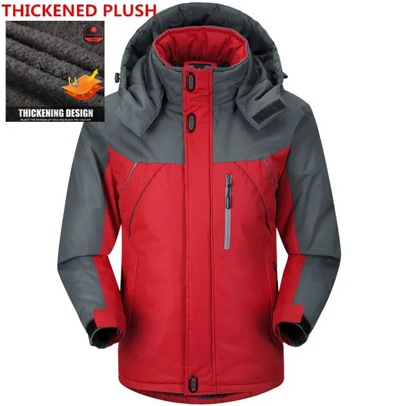 Men's Mountain Snow Coats Winter Warm Waterproof Ski Jackets Hooded cho women's jacket