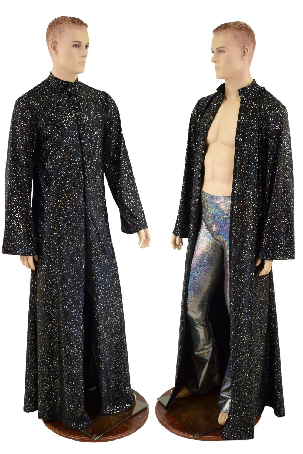 Mens or Unisex Matrix Cloak in Star Noir