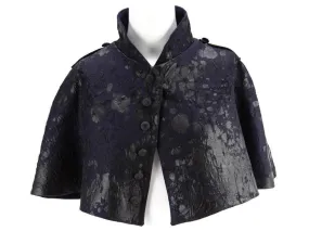 Midnight Splatter Paint Military Cape