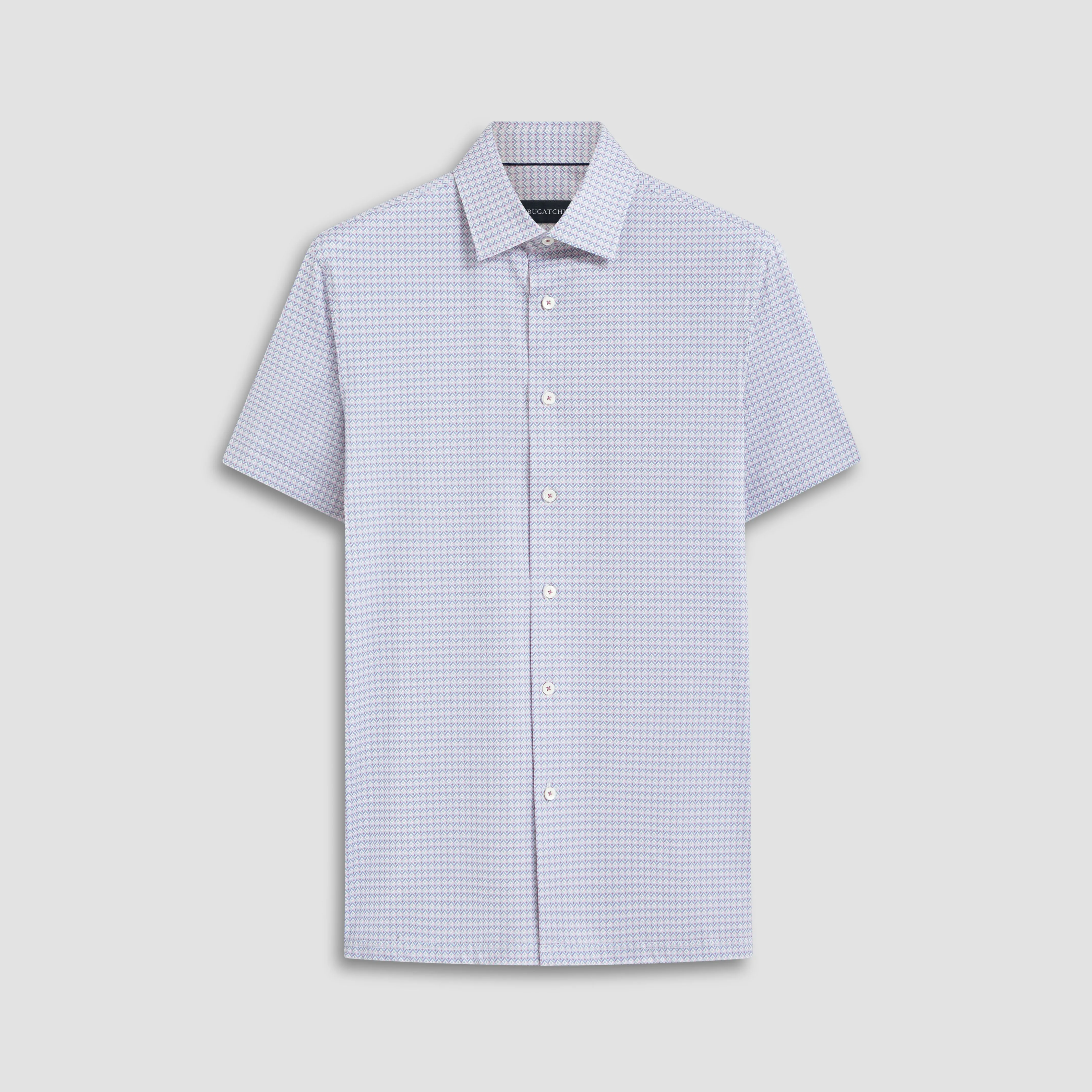 Milo Diamond Check OoohCotton Short Sleeve Shirt