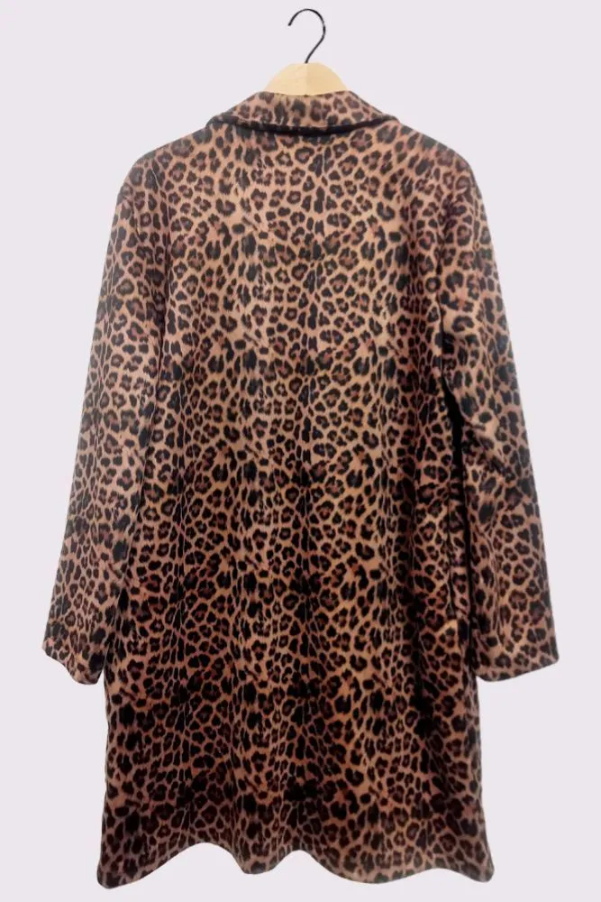 Multi Pattern Oversized Long Coat