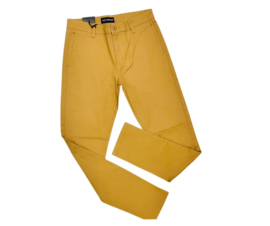 Mustard chino pants