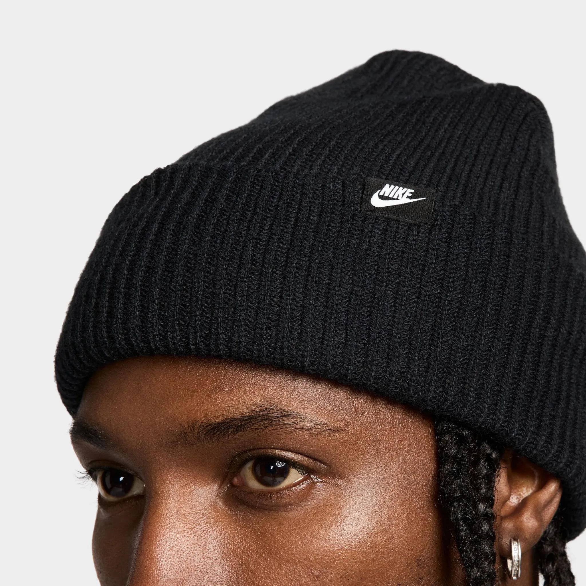 Nike Peak Tall Cuff Futura Beanie Black / Black