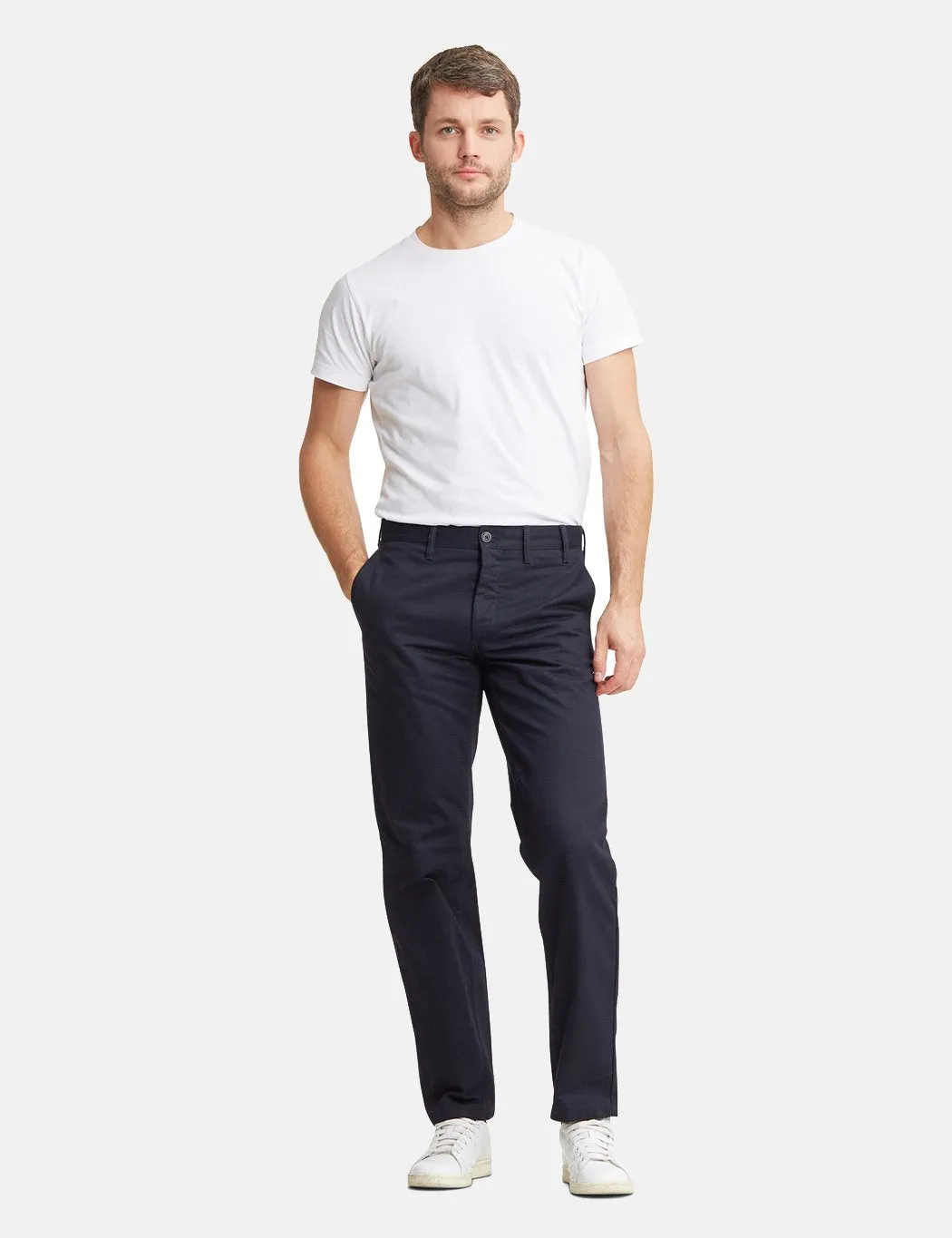 Norse Projects Aros Heavy Chino (Regular) - Dark Navy Blue