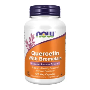 Now Quercetin with Bromelain 120 Veg Capsules