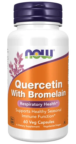 Now Quercetin with Bromelain Veg Capsules 60ct