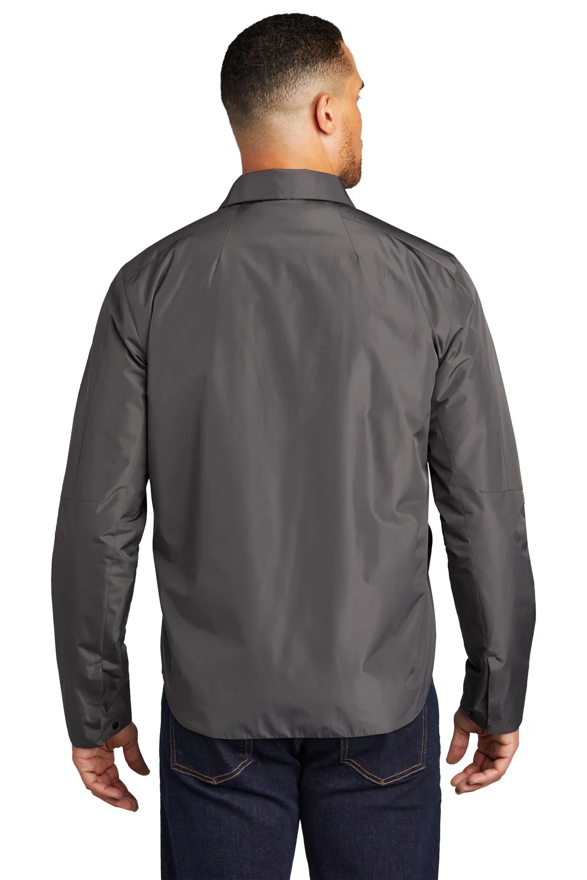 OGIO Reverse Customized Shirt Jackets, Gear Grey