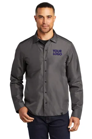 OGIO Reverse Customized Shirt Jackets, Gear Grey