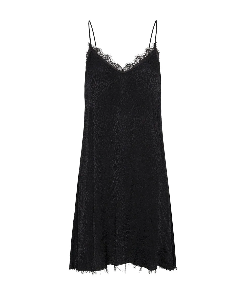 ONE TEASPOON Womens Black Angel Delirious Slip Dress