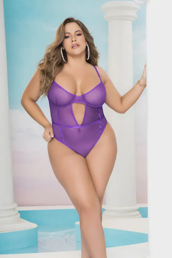 Orchid Mesh Bodysuit