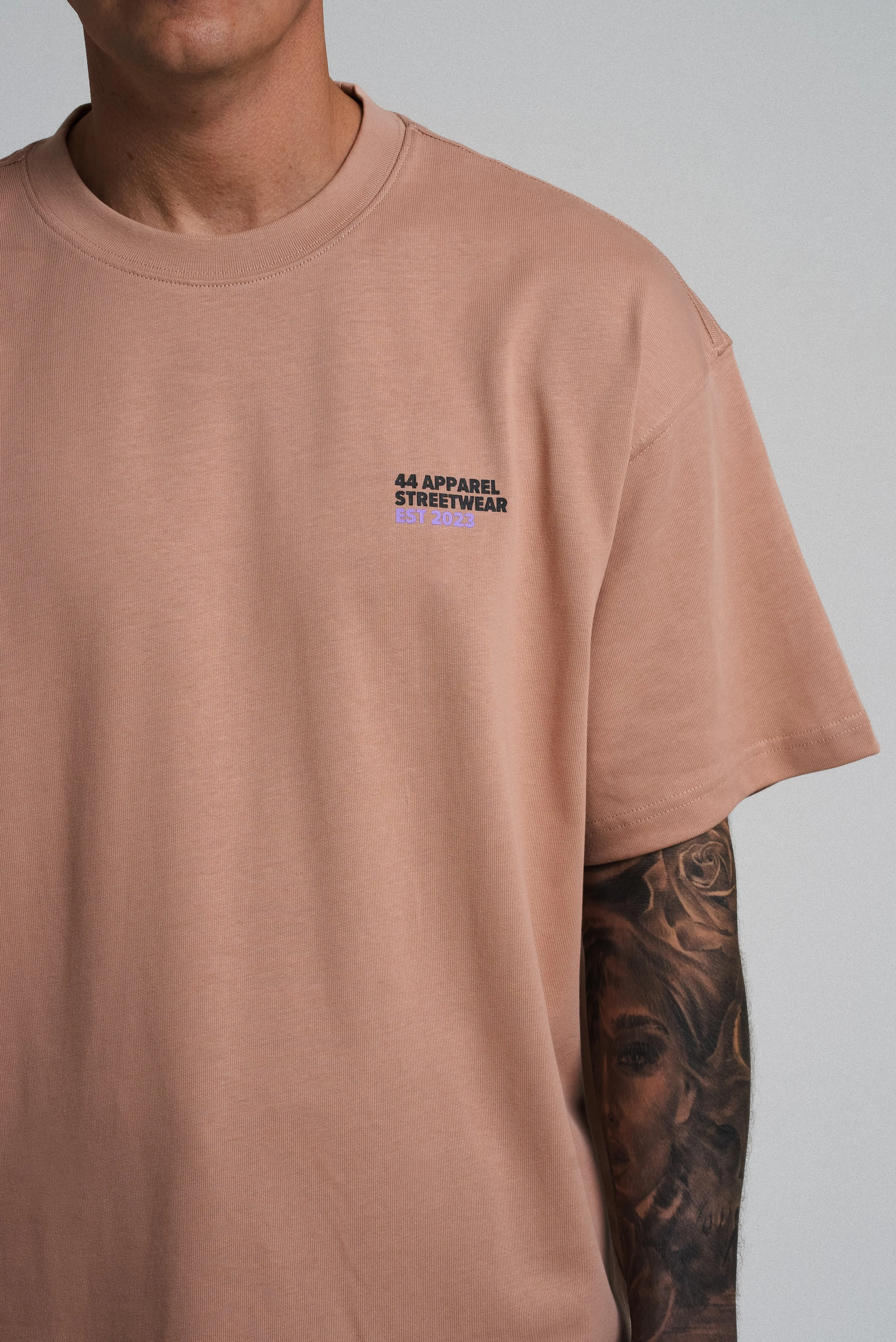 OVERSIZED T-SHIRT - DUSTY PINK