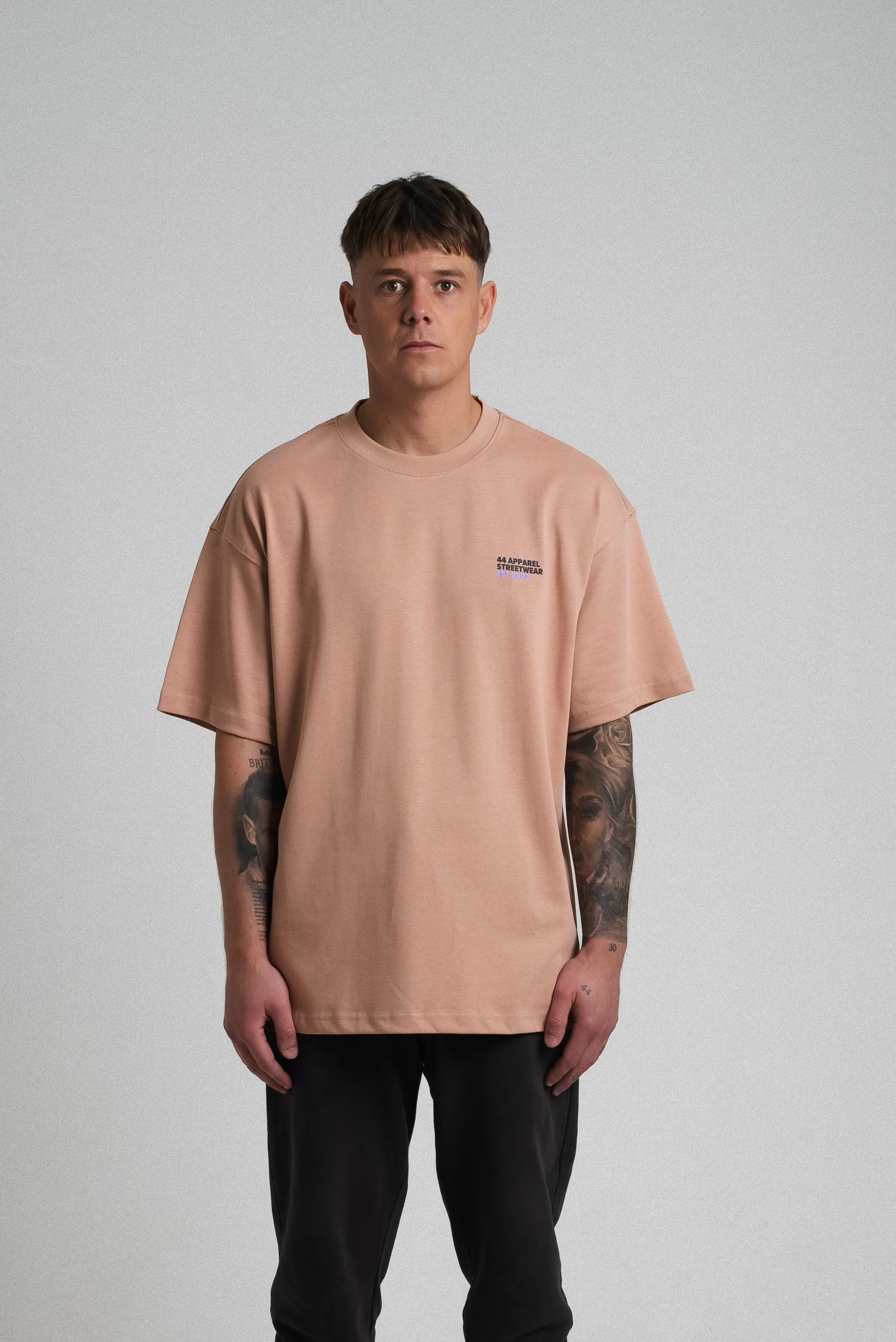 OVERSIZED T-SHIRT - DUSTY PINK