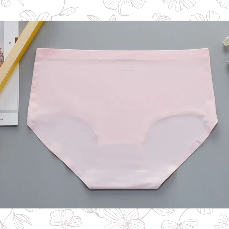 Pack de 10 culottes invisibles sans couture en soie glacée