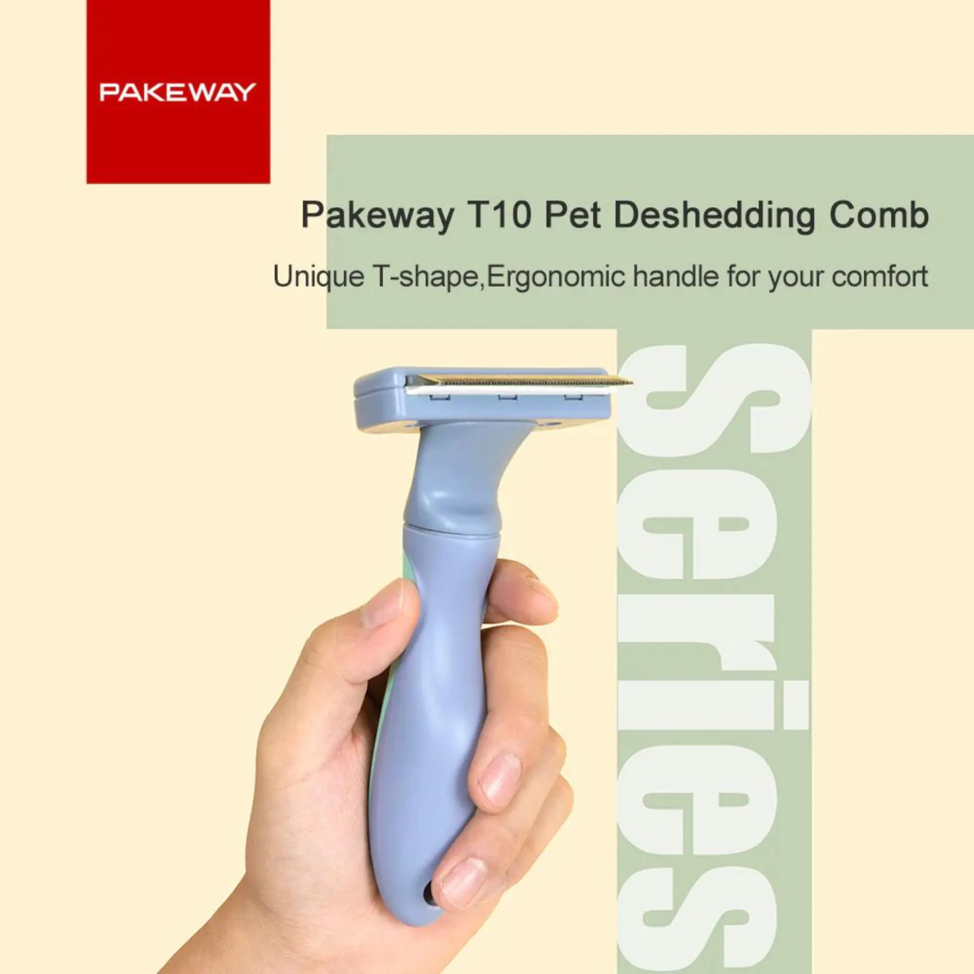 Pakeway T10 Long Hair Deshedding Cat Comb