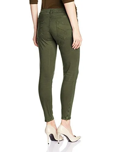 People Women's Chino Pants (P20402045230126_Green_30)